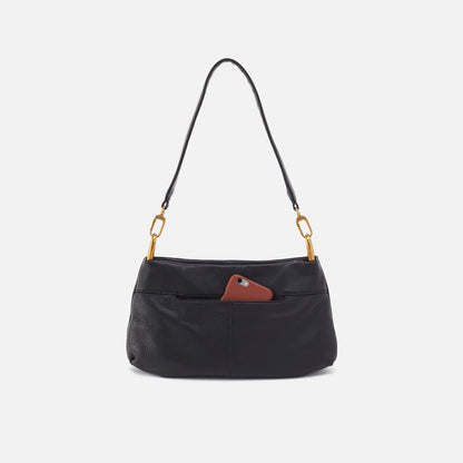 HOBO Featured - Advance Shoulder Bag In Pebbled Leather - Black
