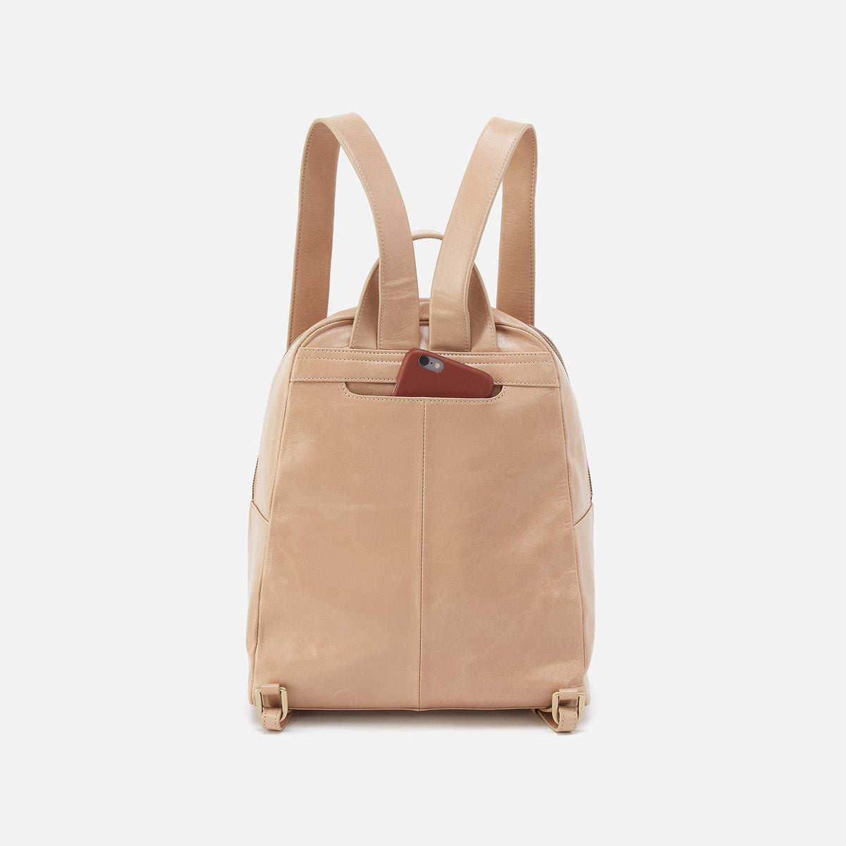 HOBO Popular - Billie Backpack In Polished Leather - Sand