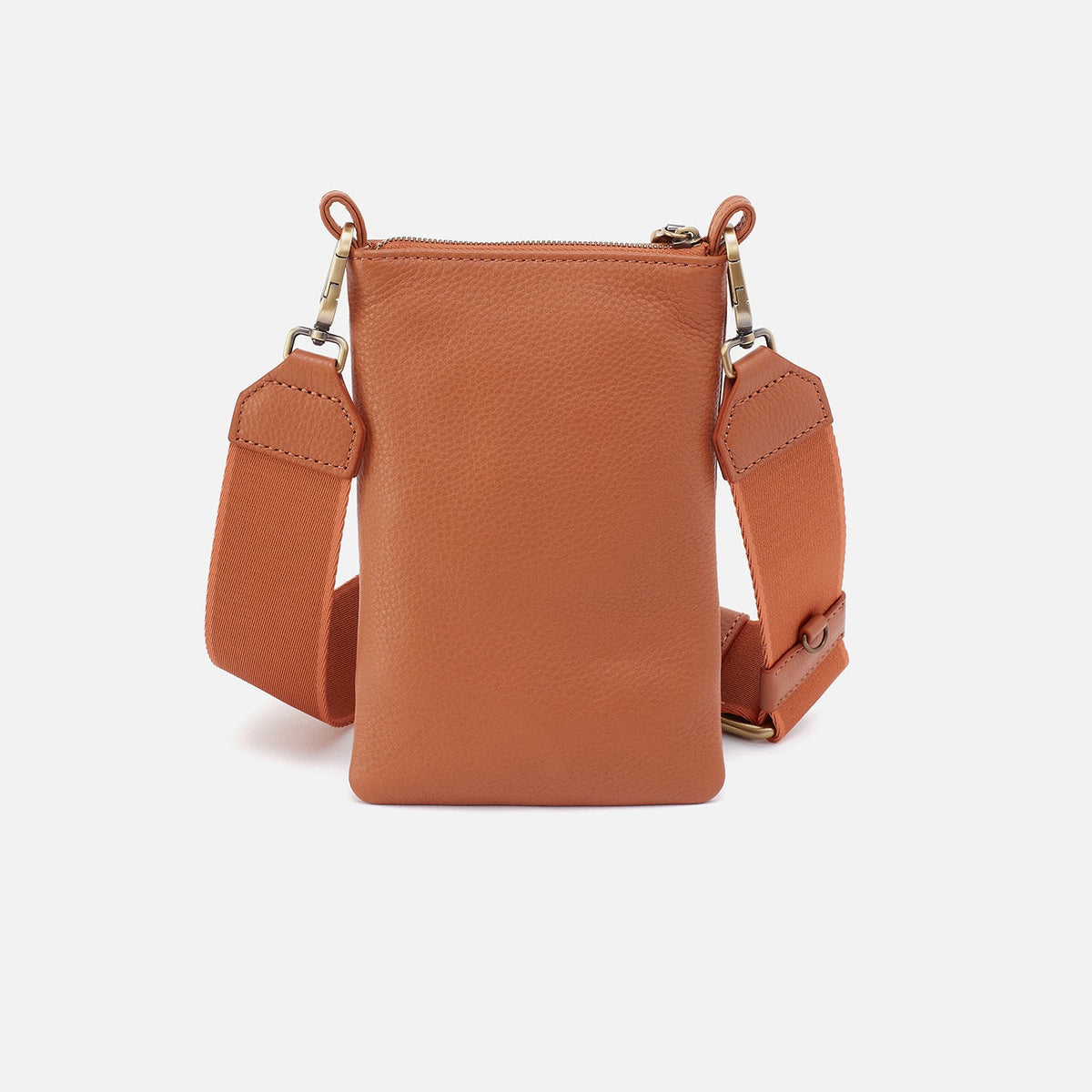 HOBO Great Value - Cass Phone Crossbody In Pebbled Leather - Butterscotch