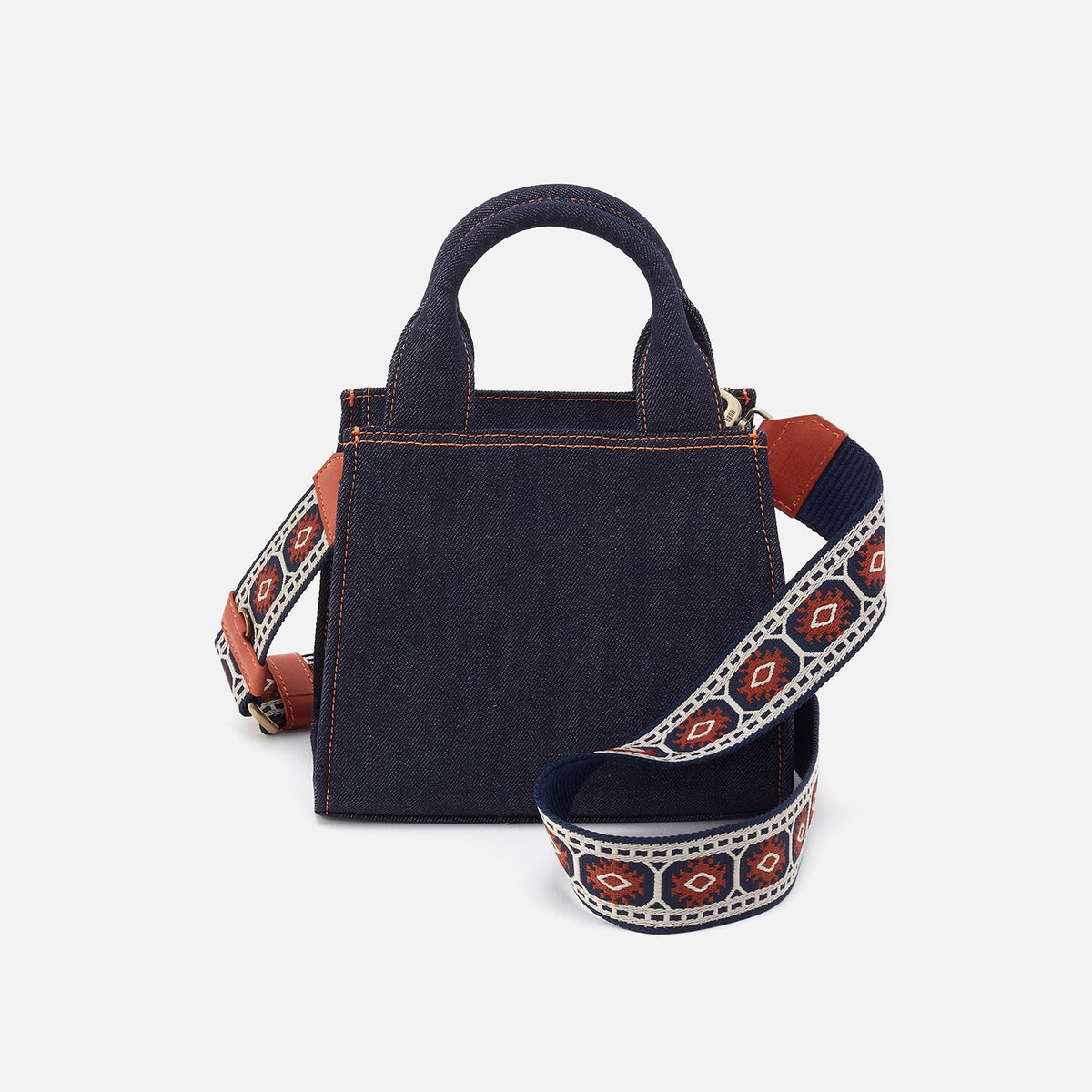 HOBO Recommended - Cass Small Tote In Denim Fabric - Dark Denim