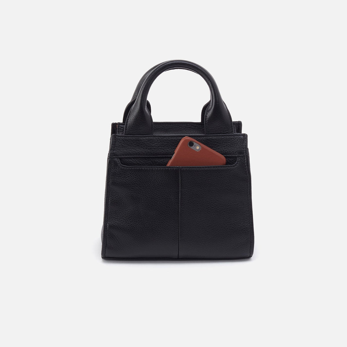 HOBO Top Pick - Cass Small Tote In Pebbled Leather - Black