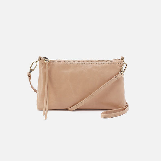 HOBO Featured - Darcy Crossbody In Polished Leather - Sand