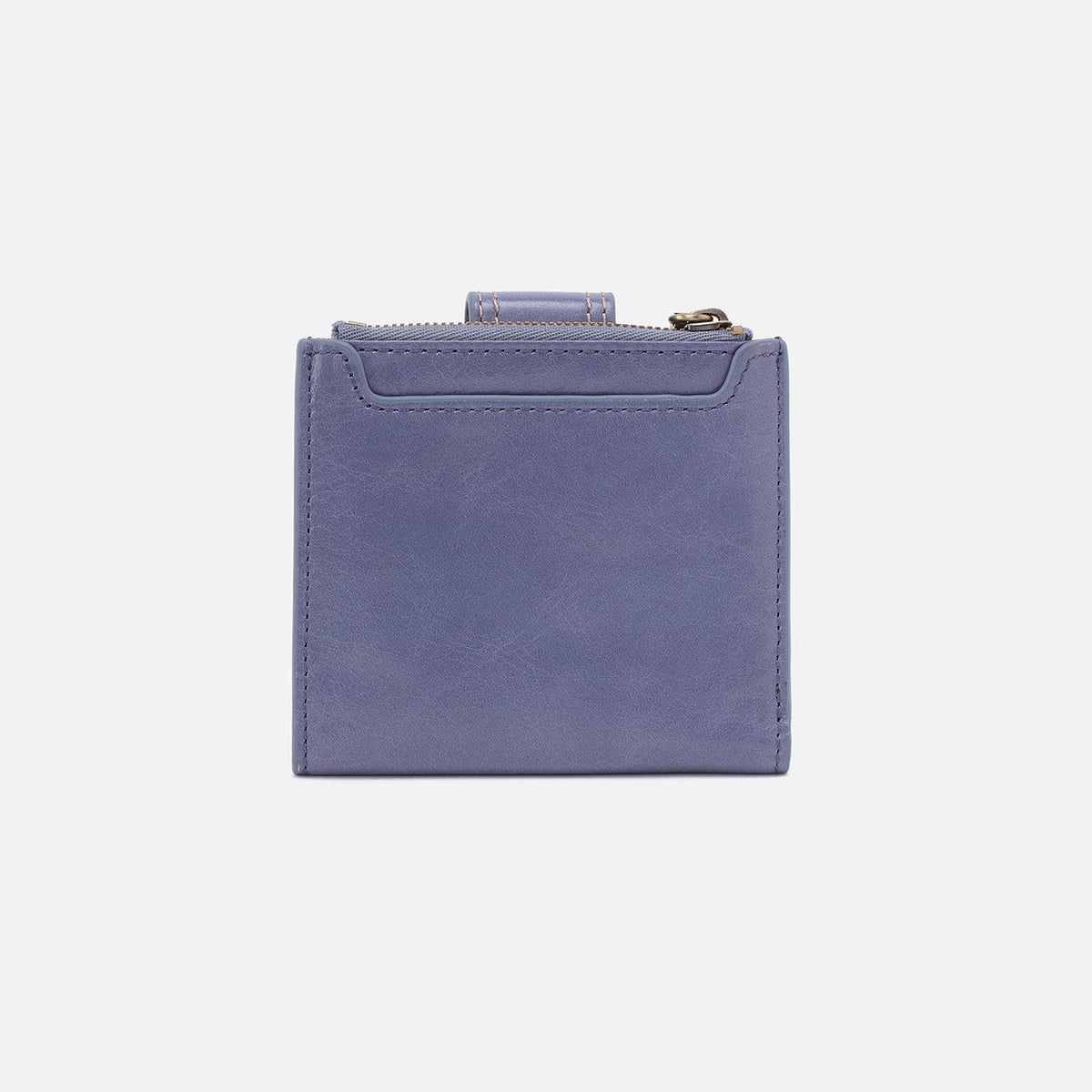 HOBO Popular - Dunn Mini Wallet In Polished Leather - Sky Blue