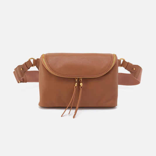 HOBO Smart Buy - Fern Large Belt Bag In Pebbled Leather - Warm Honey