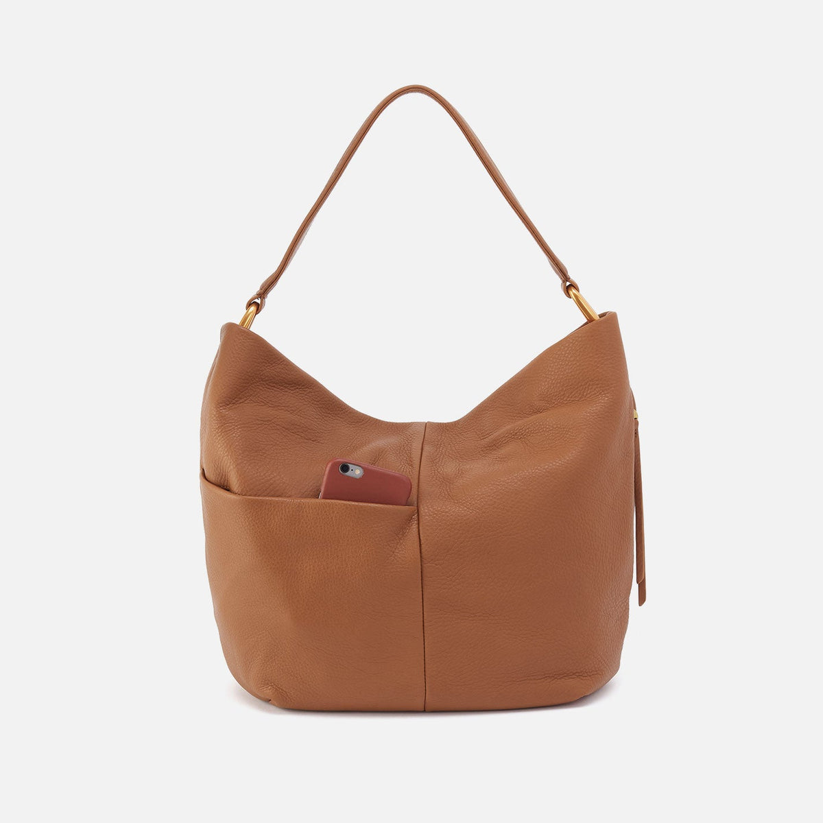 HOBO Discount - Harley Hobo In Pebbled Leather - Warm Honey
