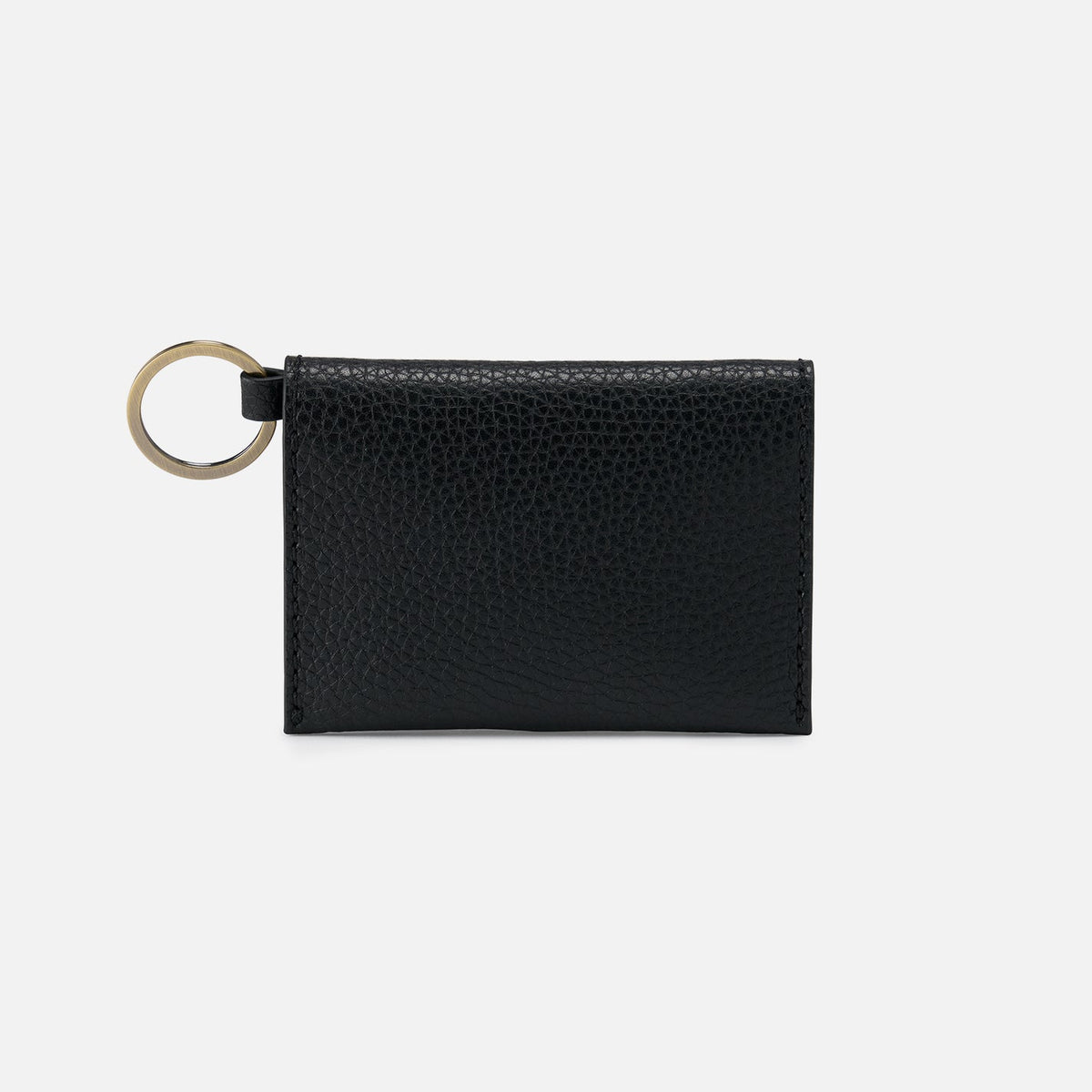HOBO Recommended - Vida Card Case in Micro Pebbled Leather - Black