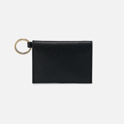 HOBO Recommended - Vida Card Case in Micro Pebbled Leather - Black