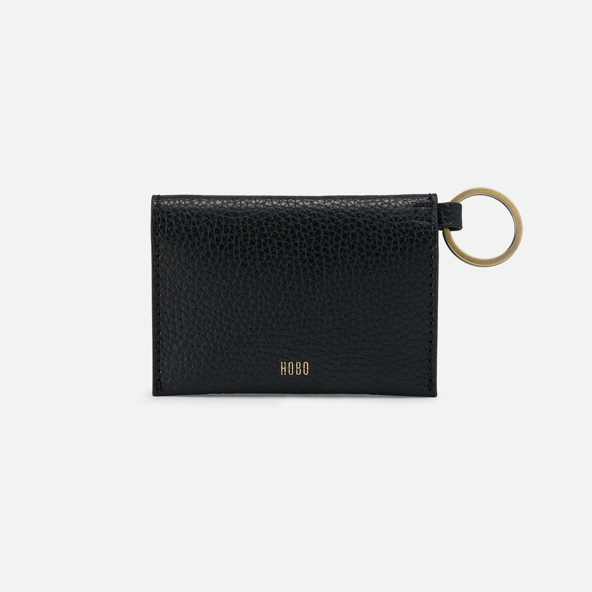 HOBO Recommended - Vida Card Case in Micro Pebbled Leather - Black
