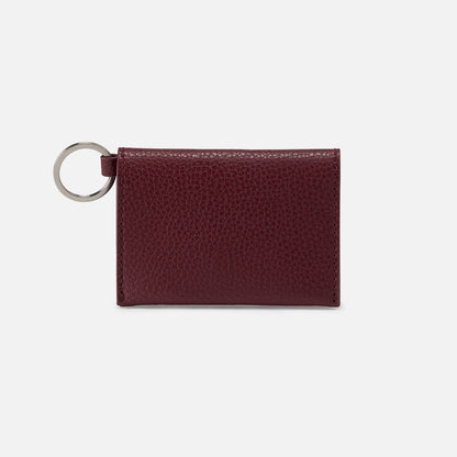 HOBO Trending - Vida Card Case In Micro Pebbled Leather - Port