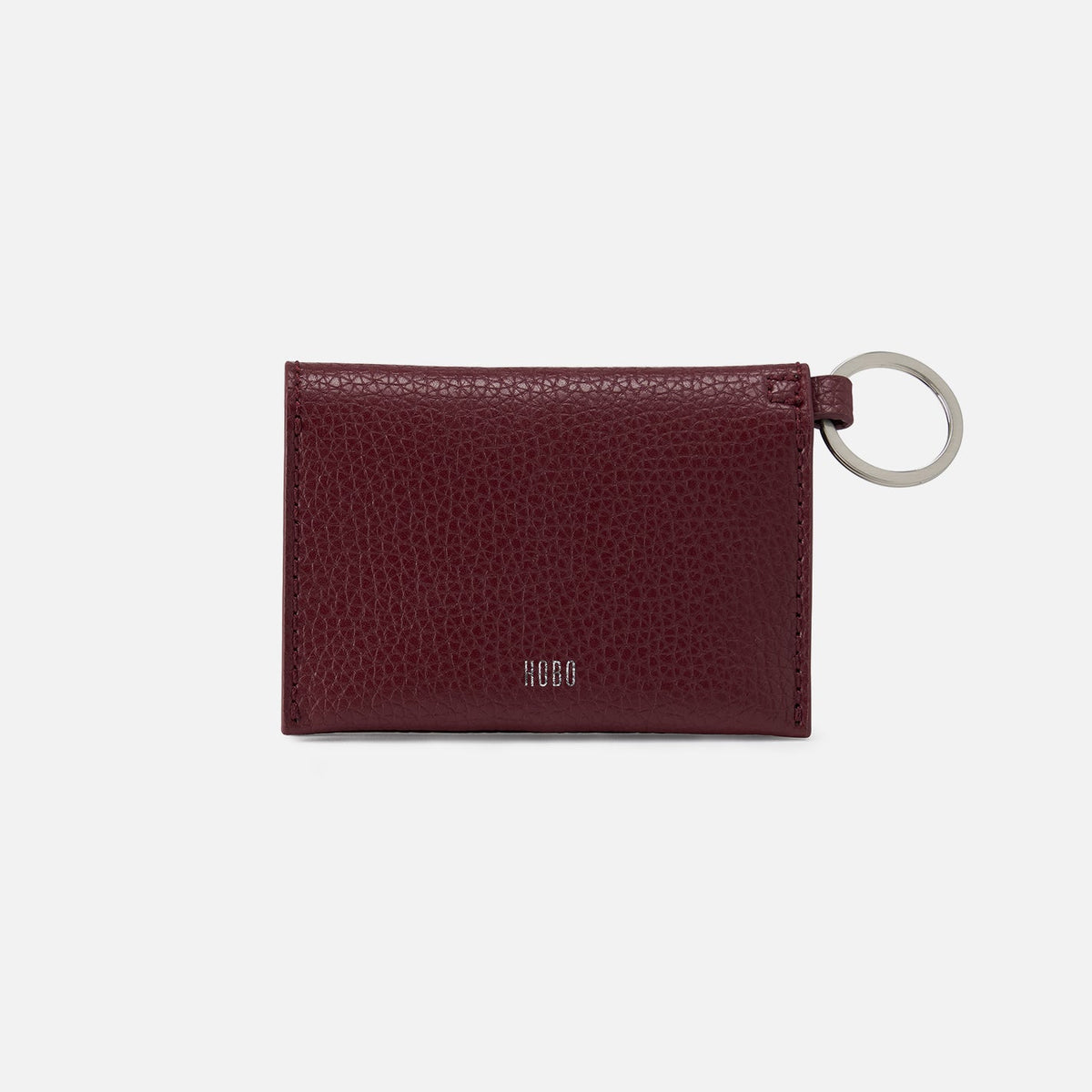 HOBO Trending - Vida Card Case In Micro Pebbled Leather - Port