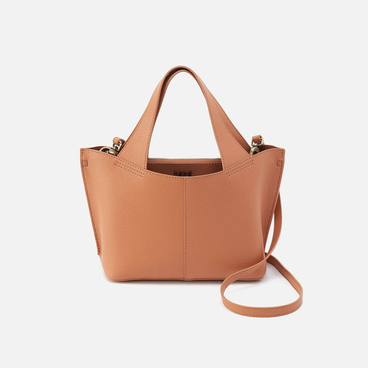 HOBO Featured - Vida Small Tote in Micro Pebbled Leather - Biscuit