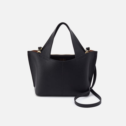 HOBO Popular - Vida Small Tote in Micro Pebbled Leather - Black