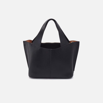 HOBO Popular - Vida Small Tote in Micro Pebbled Leather - Black
