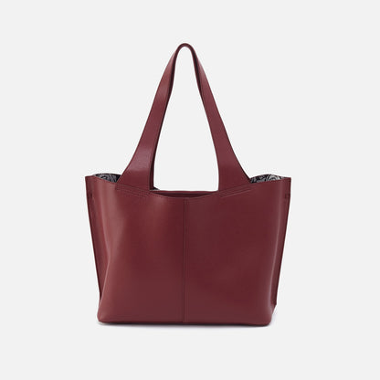 HOBO Essential - Vida Tote In Micro Pebbled Leather - Port