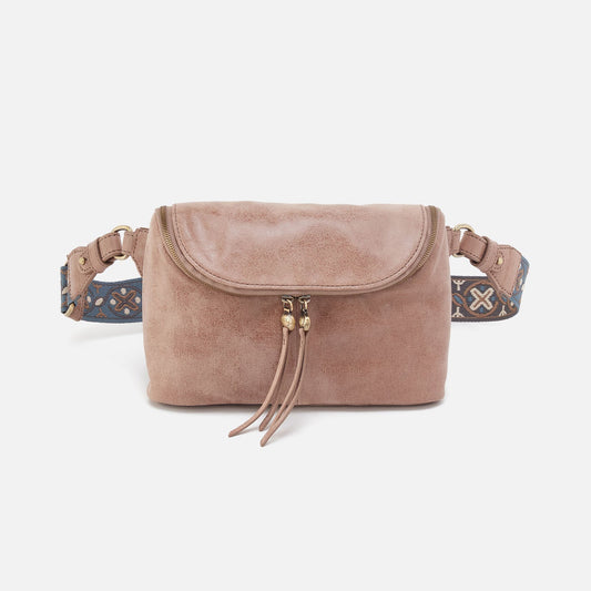 HOBO Premium - Fern Large Belt Bag In Buffed Leather - Hazel