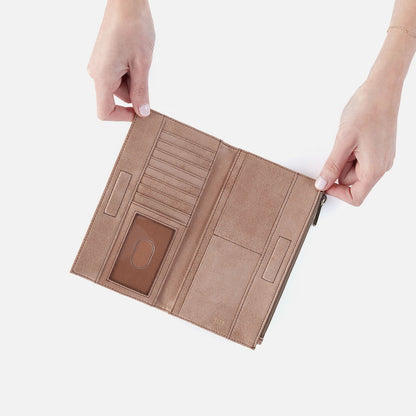 HOBO Everyday - Jill Large Bifold Wallet In Buffed Leather - Hazel