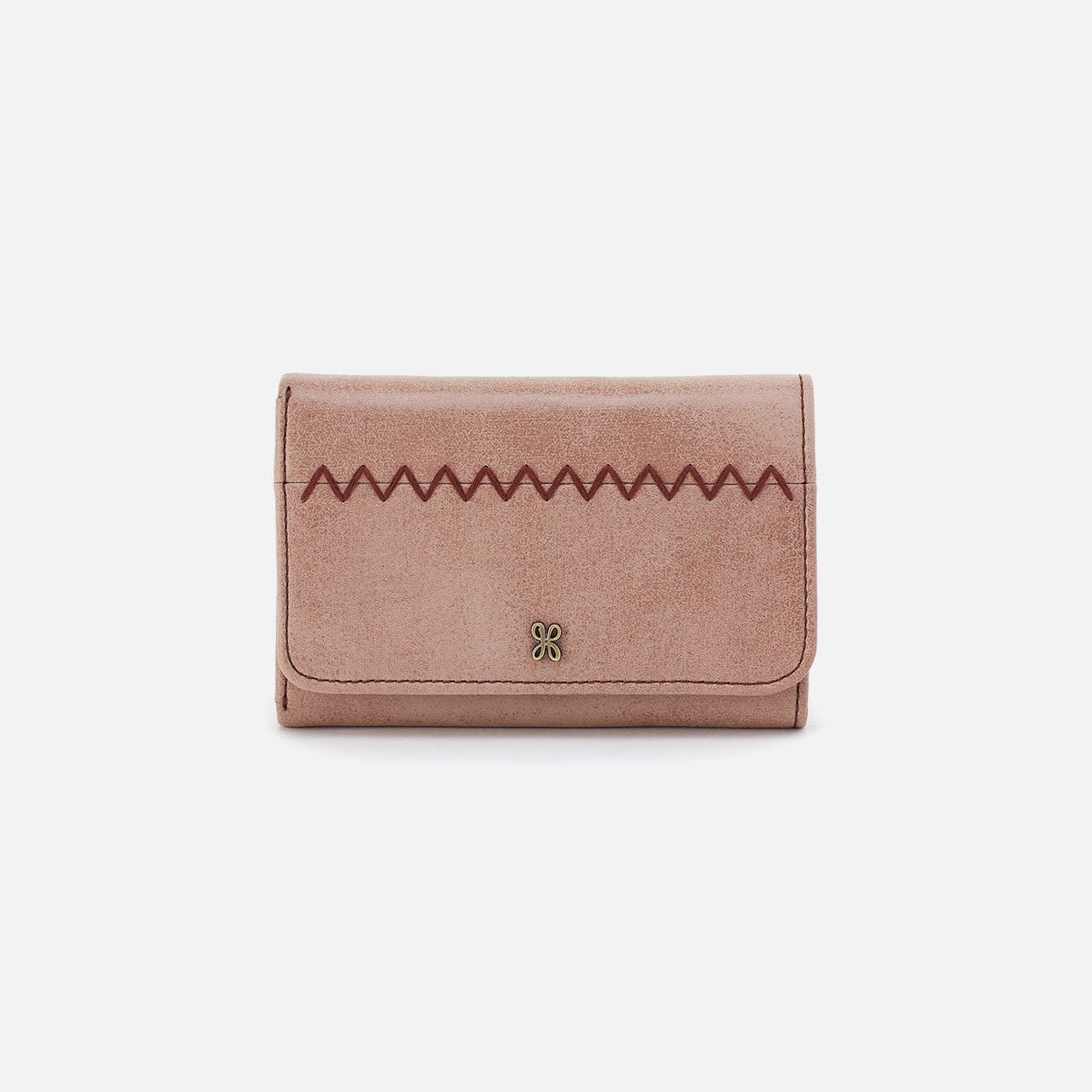 HOBO Deals - Jill Trifold Wallet In Buffed Leather - Hazel