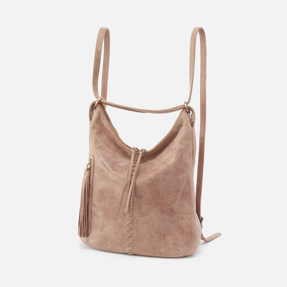 HOBO Classic - Merrin Convertible Backpack In Buffed Leather - Hazel