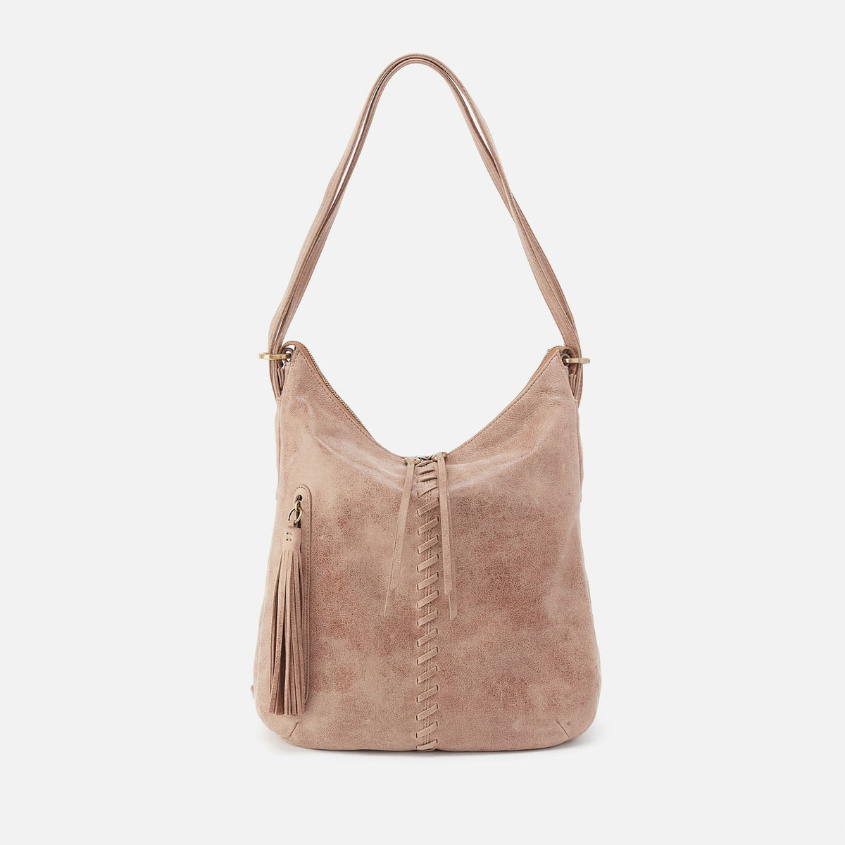 HOBO Classic - Merrin Convertible Backpack In Buffed Leather - Hazel
