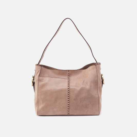 HOBO Smart Buy - Render Shoulder Bag In Buffed Leather - Hazel