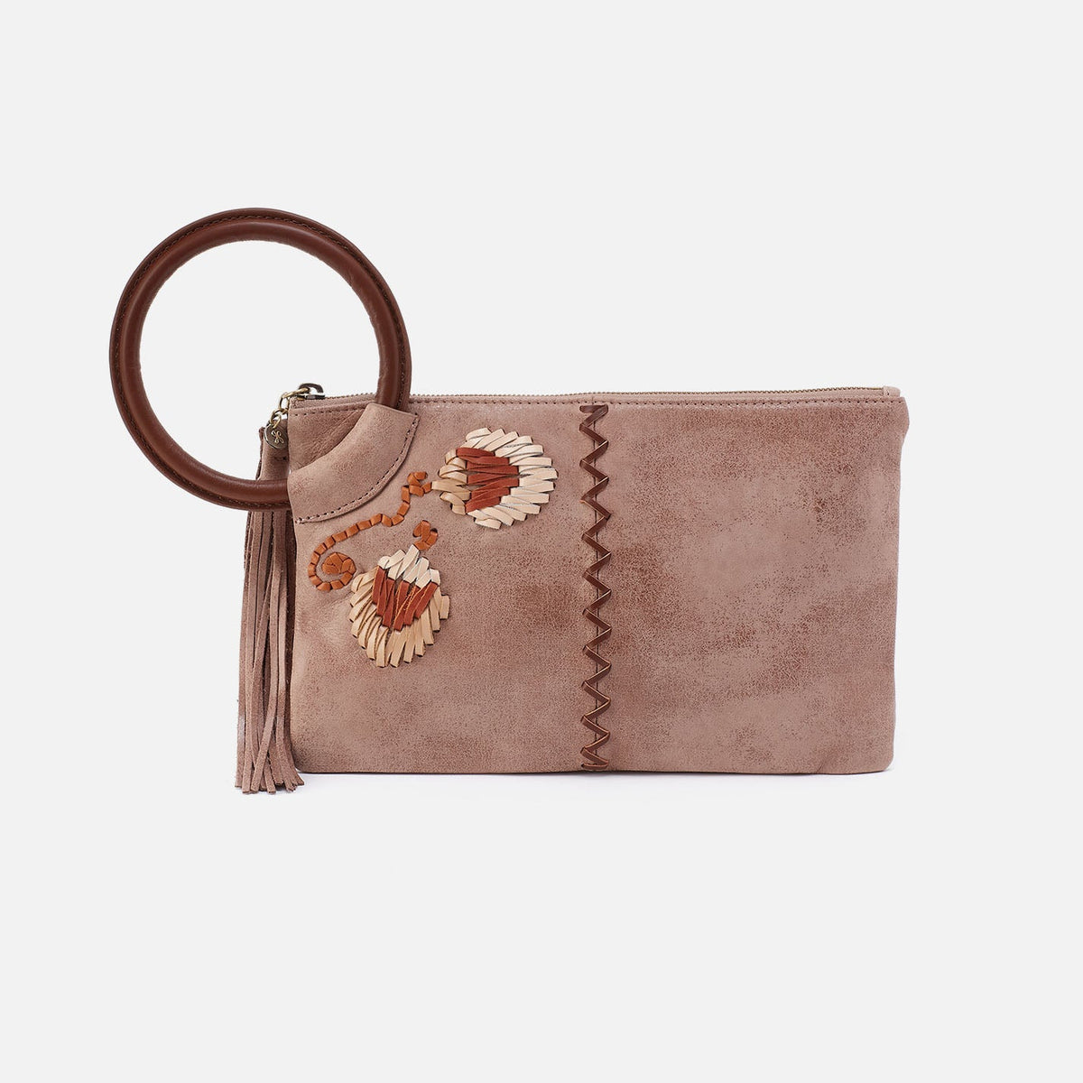 HOBO Premium - Sheila Clutch In Buffed Leather - Hazel