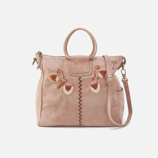 HOBO Classic - Sheila Large Satchel In Buffed Leather - Hazel