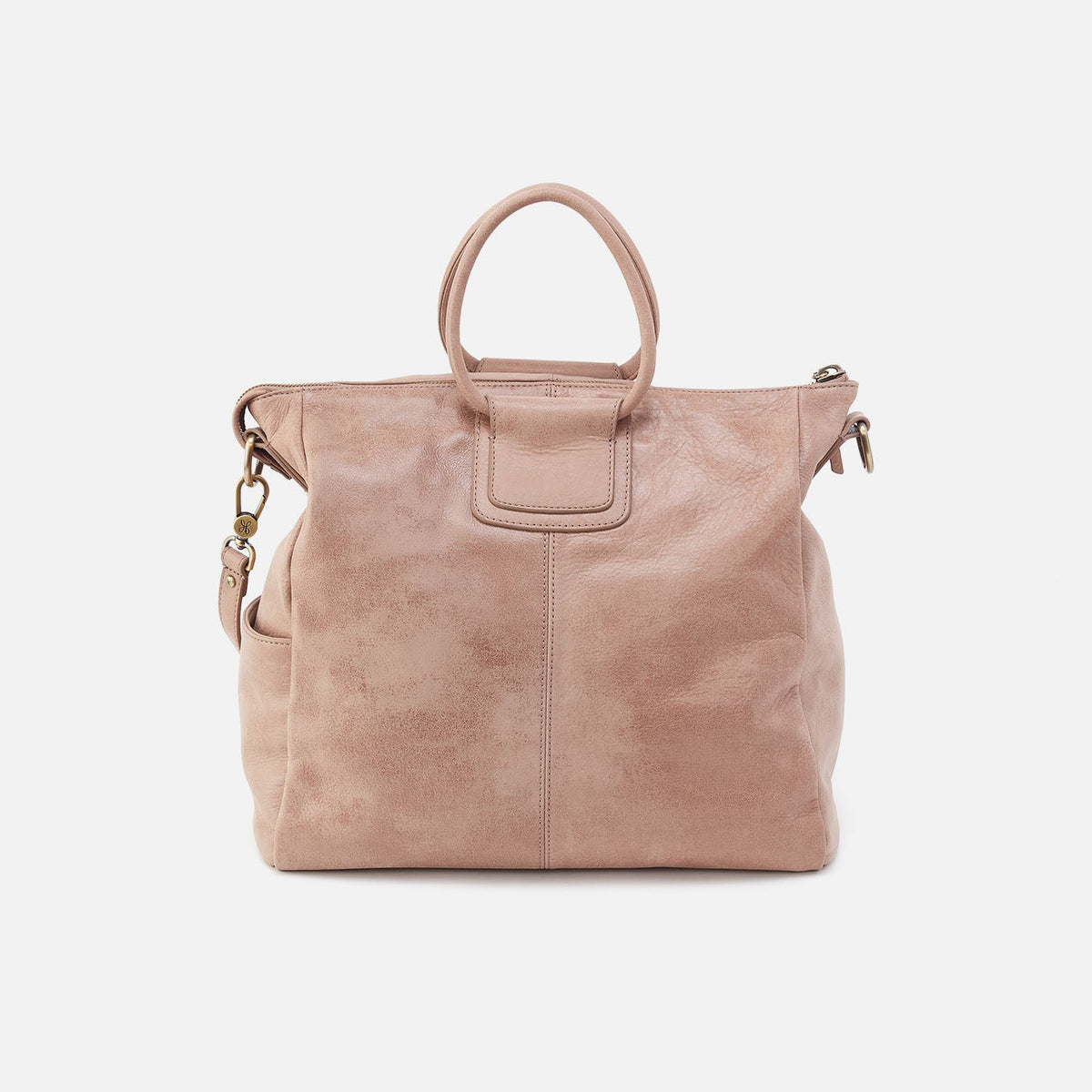 HOBO Classic - Sheila Large Satchel In Buffed Leather - Hazel
