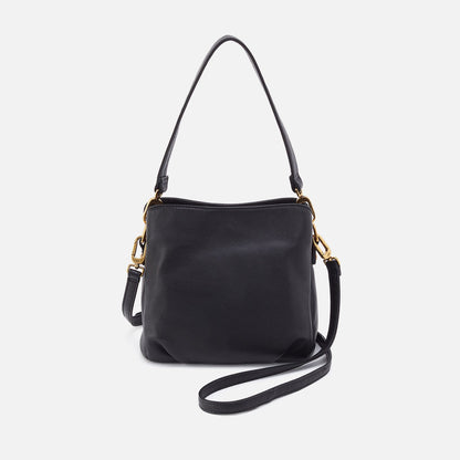 HOBO Best Price - Starr Convertible Shoulder Bag in Pebbled Leather - Black