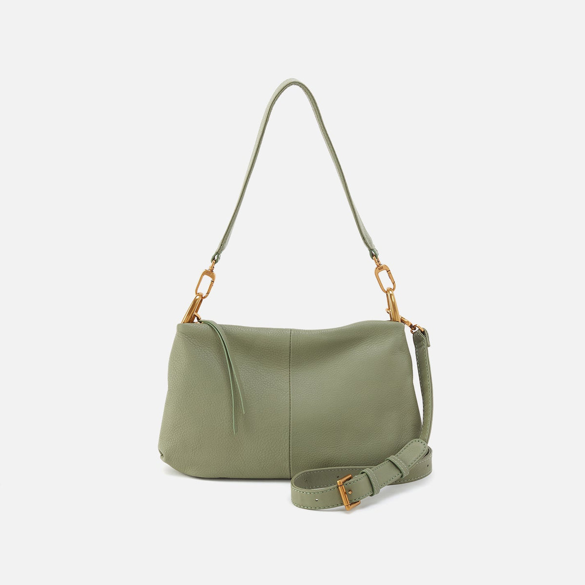 HOBO Value - Advance Shoulder Bag In Pebbled Leather - Watercress