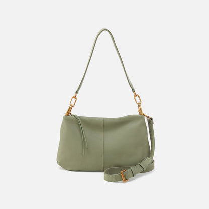 HOBO Value - Advance Shoulder Bag In Pebbled Leather - Watercress