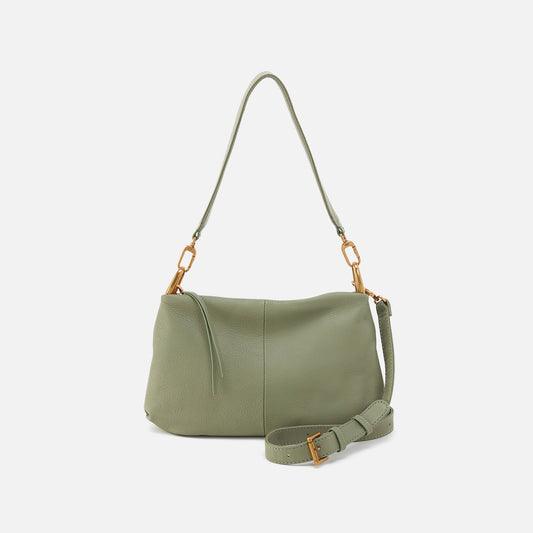 HOBO Value - Advance Shoulder Bag In Pebbled Leather - Watercress