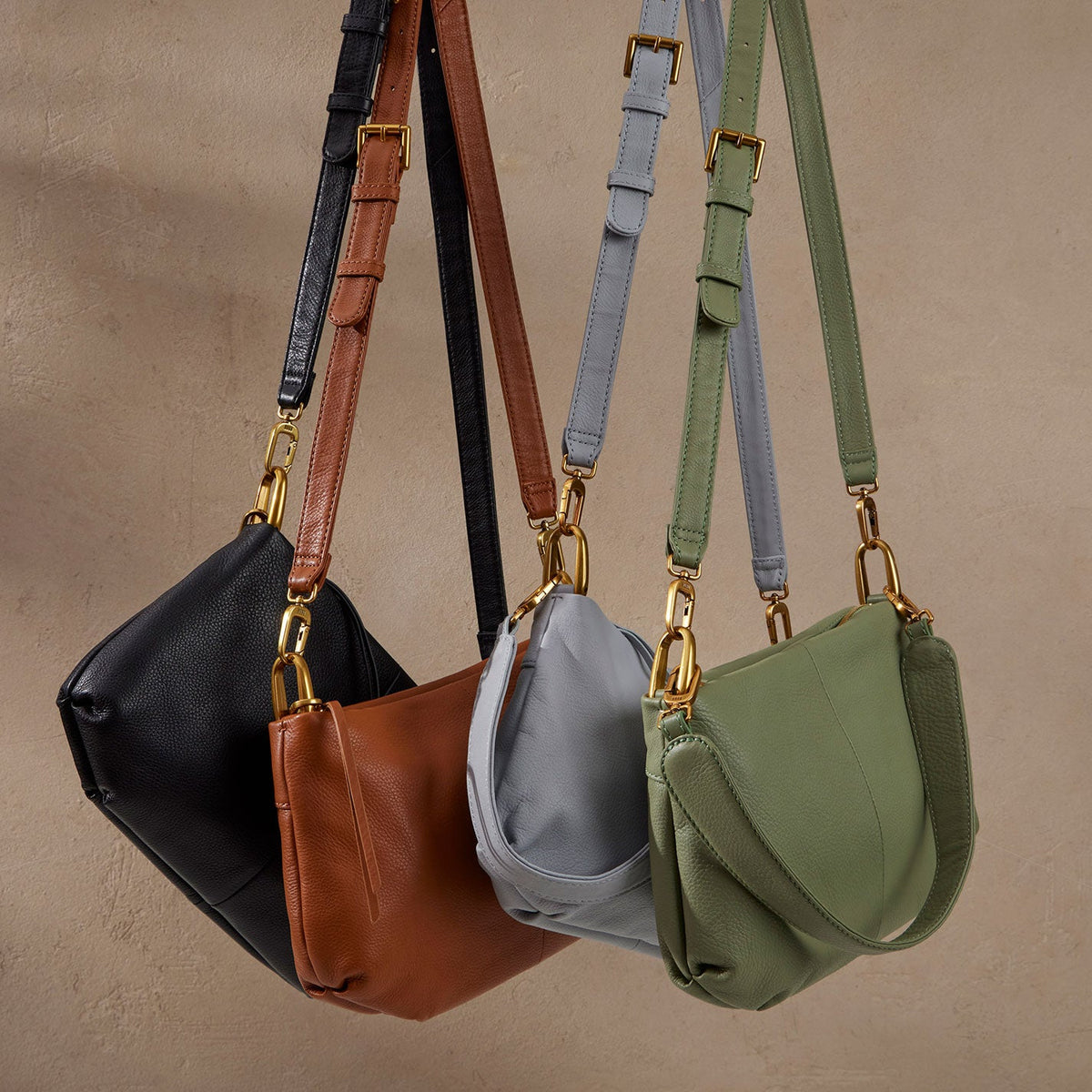 HOBO Value - Advance Shoulder Bag In Pebbled Leather - Watercress