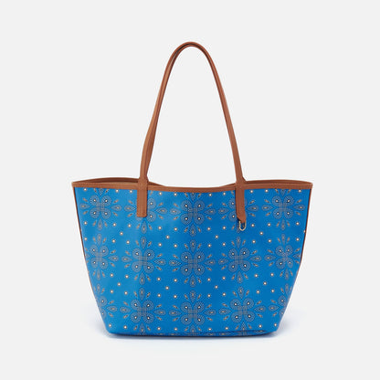 HOBO Quality - All That Tote In Coated Canvas - Blue Journey Bandana
