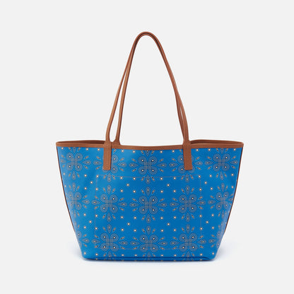 HOBO Quality - All That Tote In Coated Canvas - Blue Journey Bandana