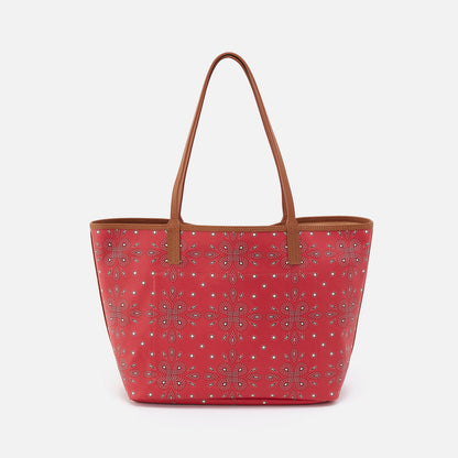 HOBO Everyday - All That Tote In Coated Canvas - Red Journey Bandana