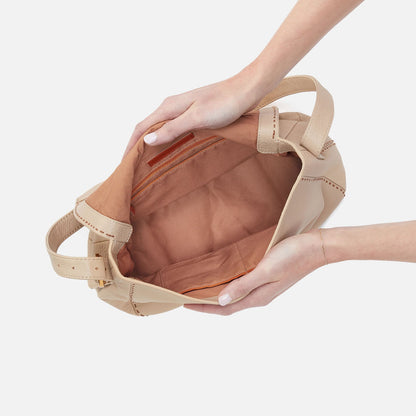 HOBO Deals - Austin Shoulder Bag In Pebbled Leather - Linen