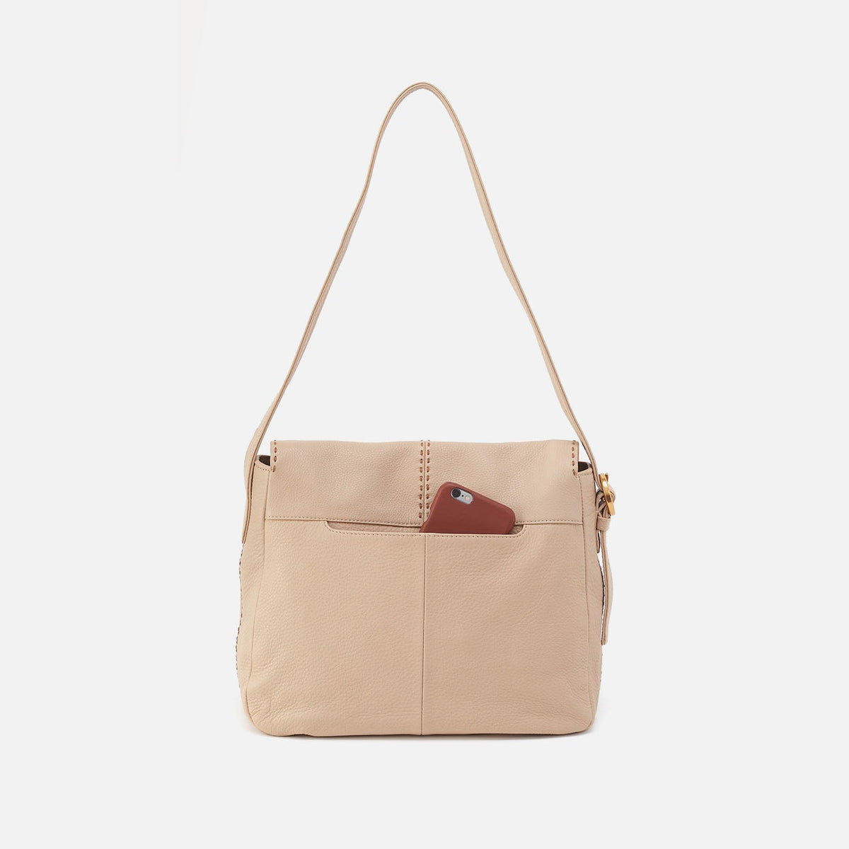 HOBO Deals - Austin Shoulder Bag In Pebbled Leather - Linen