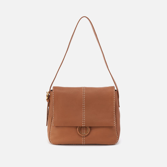 HOBO Special Offer - Austin Shoulder Bag In Pebbled Leather - Warm Honey