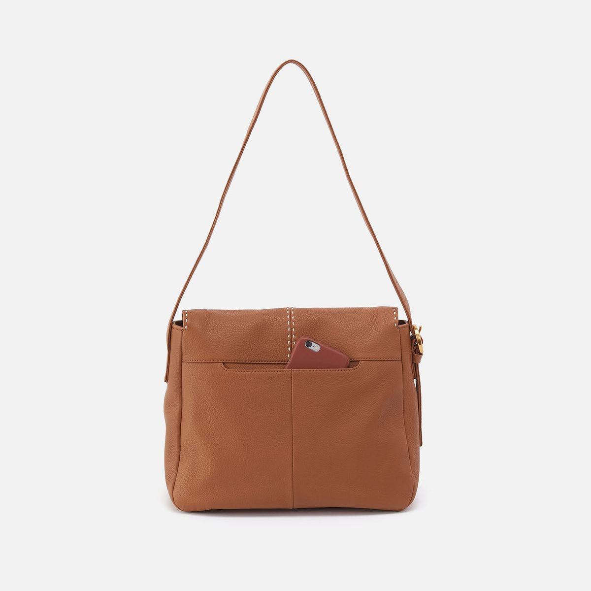 HOBO Special Offer - Austin Shoulder Bag In Pebbled Leather - Warm Honey