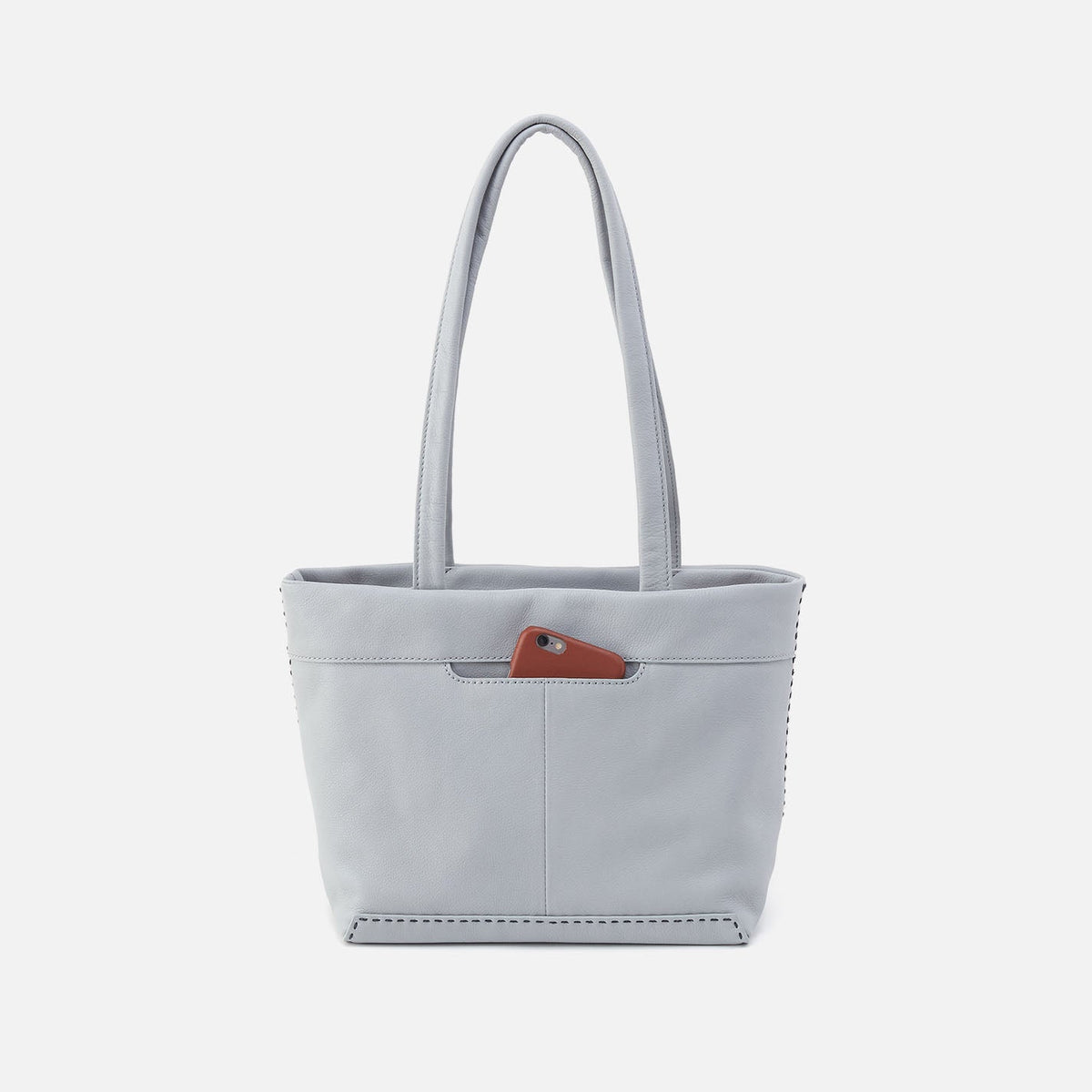 HOBO Featured - Austin Tote In Pebbled Leather - Blue Pearl