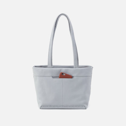 HOBO Featured - Austin Tote In Pebbled Leather - Blue Pearl