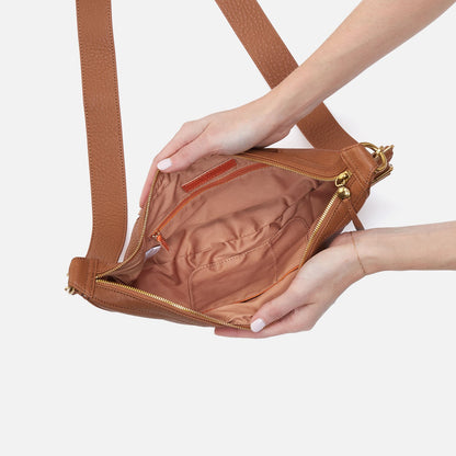 HOBO Featured - Carmen Sling In Pebbled Leather - Warm Honey