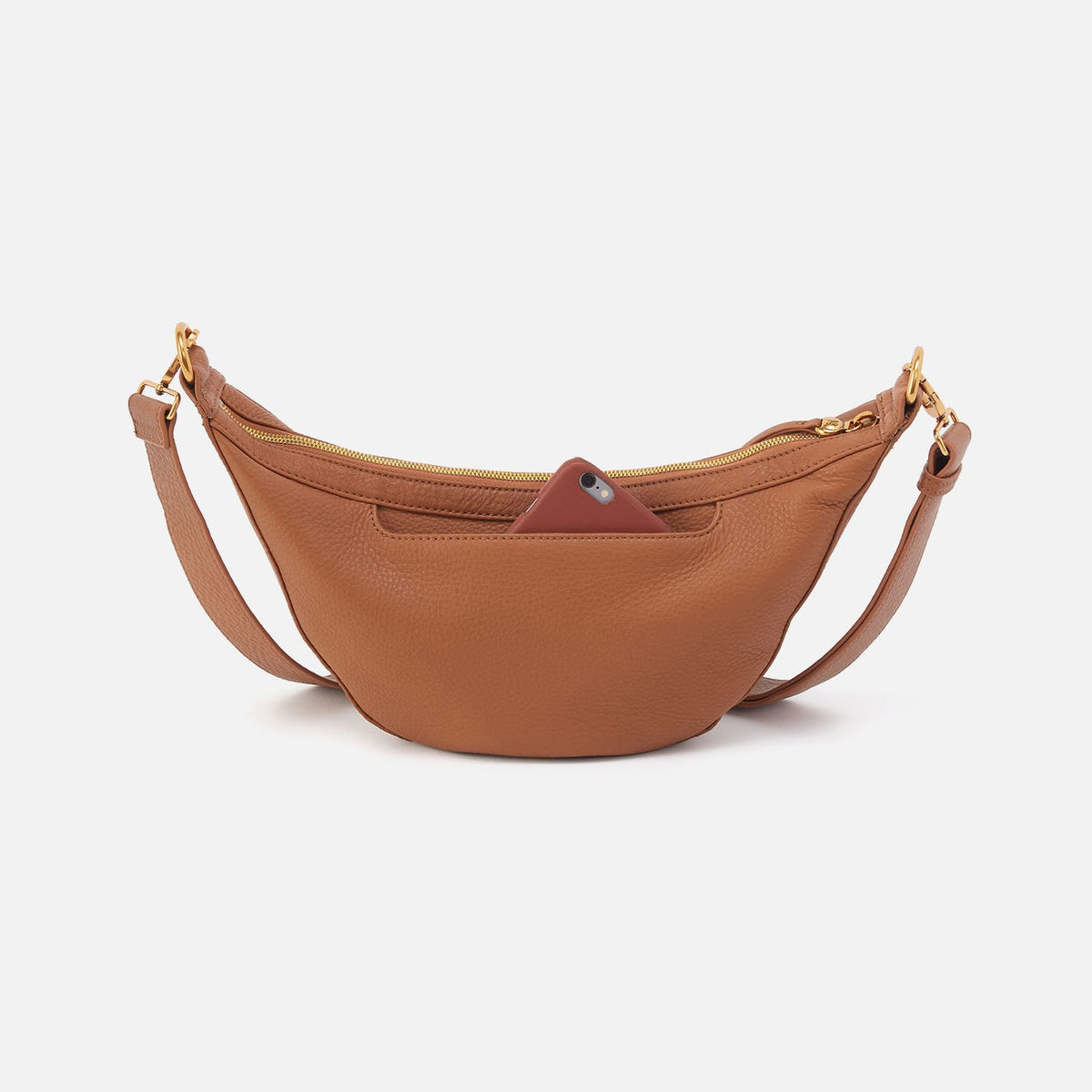 HOBO Featured - Carmen Sling In Pebbled Leather - Warm Honey