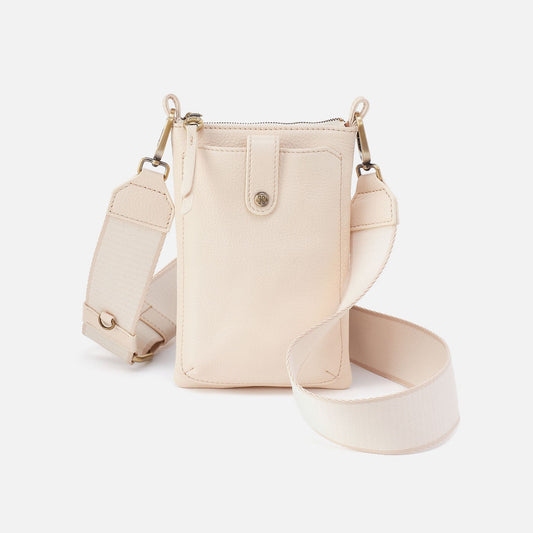 HOBO Signature - Cass Phone Crossbody In Pebbled Leather - Cream