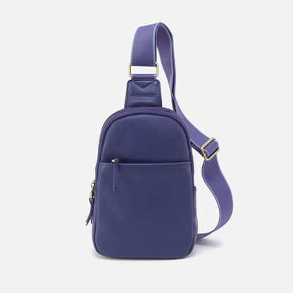 HOBO Quality - Cass Sling In Pebbled Leather - Dark Iris