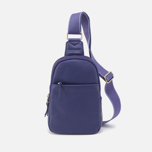 HOBO Quality - Cass Sling In Pebbled Leather - Dark Iris