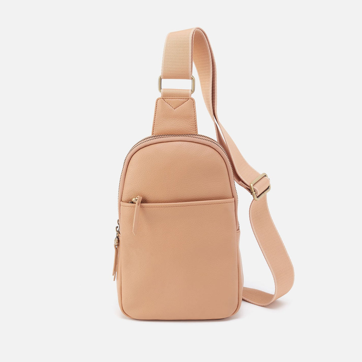 HOBO Quality - Cass Sling In Pebbled Leather - Porcini