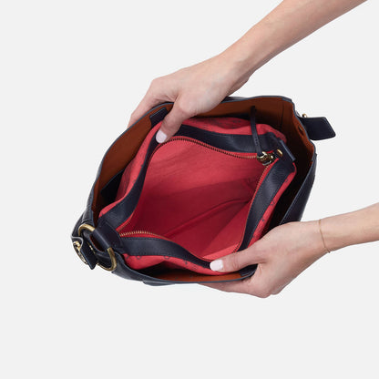 HOBO Everyday - Catalina Hobo In Smooth Leather - Navy