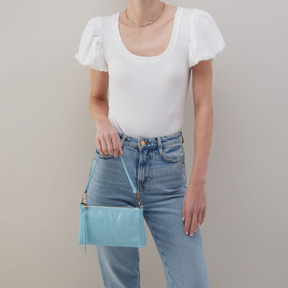 HOBO Premium - Darcy Crossbody In Polished Leather - Stratosphere