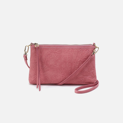 HOBO Featured - Darcy Crossbody In Tooled Embossed Leather - Mauve Tooled Emboss